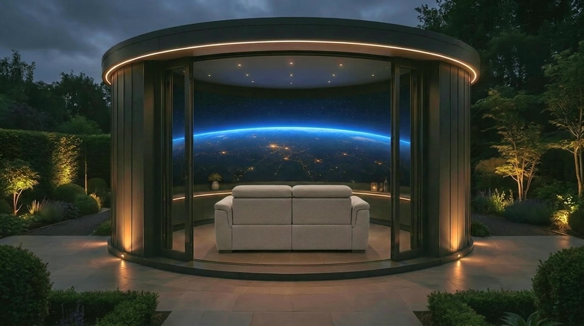 Halo 4 Intimate interior with two-seat recliner and Seat Station